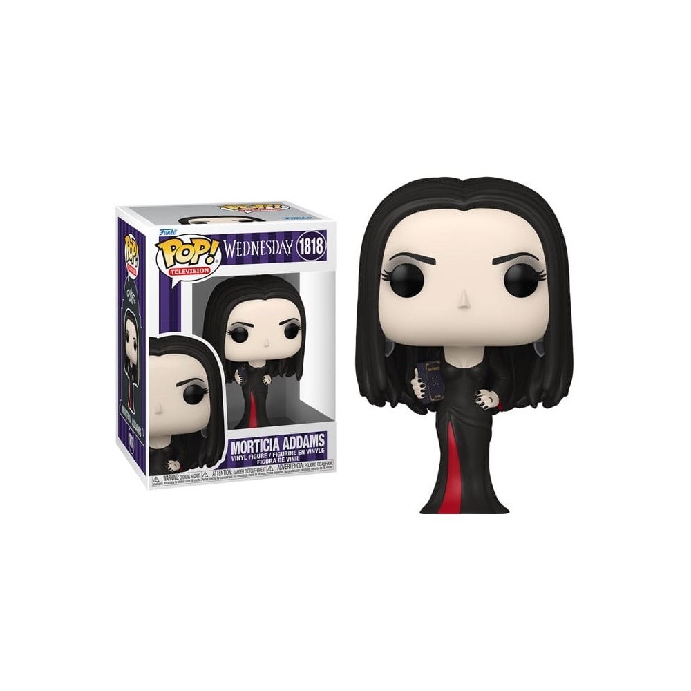FUNKO FUNKO POP! TELEVISION WEDNESDAY MORTICIA ADDAMS PVC BOBBLE HEAD FIGURE