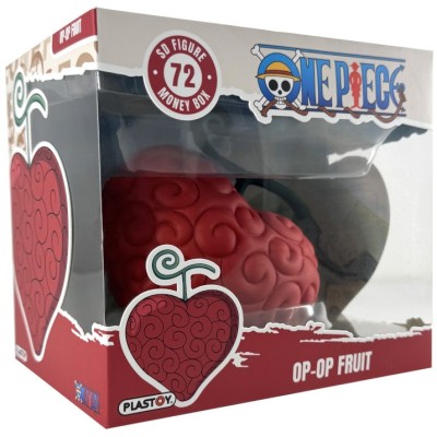 ONE PIECE OP-OP FRUIT MONEY BANK SALVADANAIO FIGURE PLASTOY