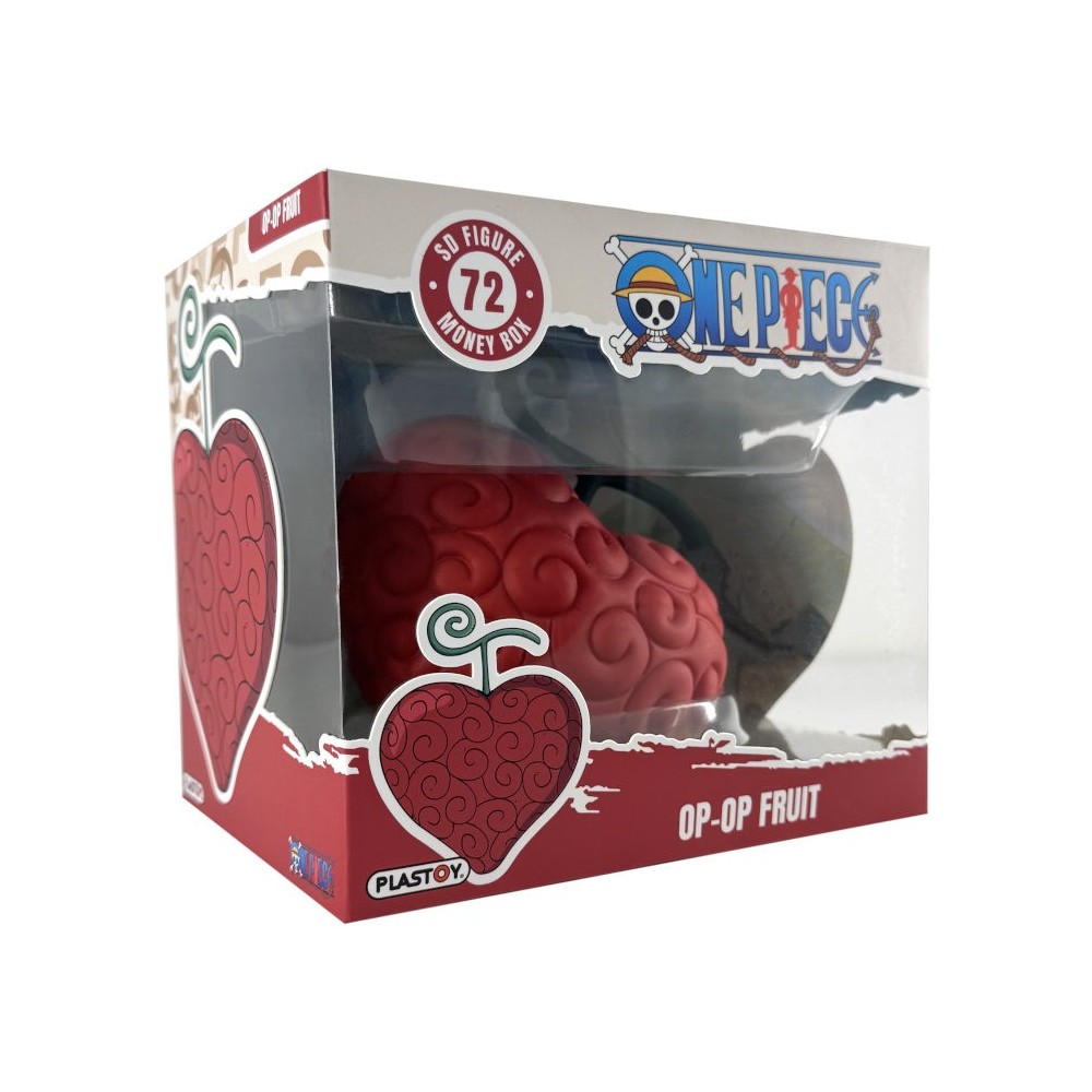 PLASTOY ONE PIECE OP-OP FRUIT MONEY BANK