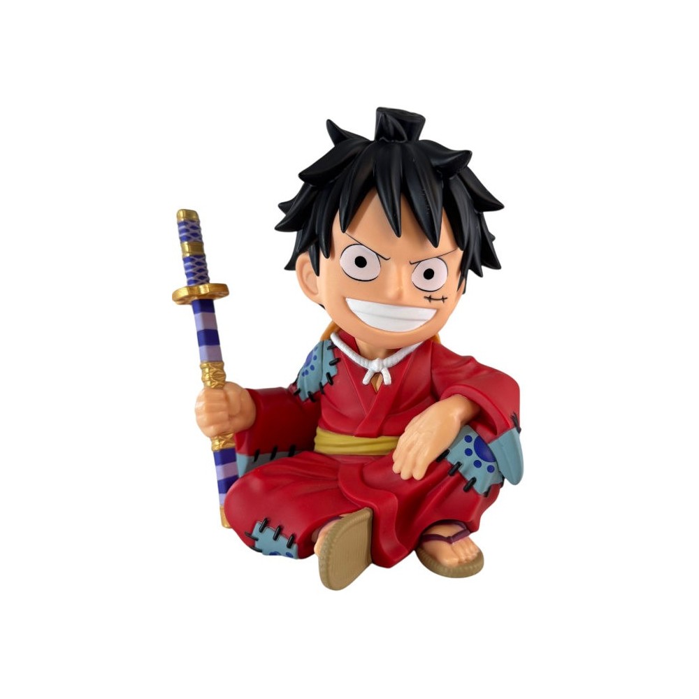 ONE PIECE MONKEY D LUFFY LUFFYTARO COIN BANK SALVADANAIO PLASTOY
