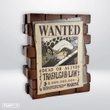 ONE PIECE POSTER WANTED TRAFALGAR LAW SALVADANAIO PLASTOY