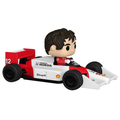FUNKO POP! RIDES 12 FORMULA 1 AYRTON SENNA BOBBLE HEAD FIGURE FUNKO