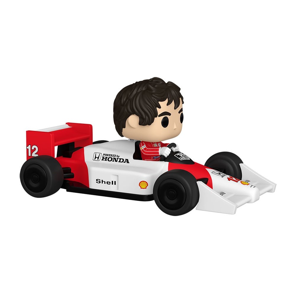 FUNKO POP! RIDES 12 FORMULA 1 AYRTON SENNA BOBBLE HEAD FIGURE FUNKO