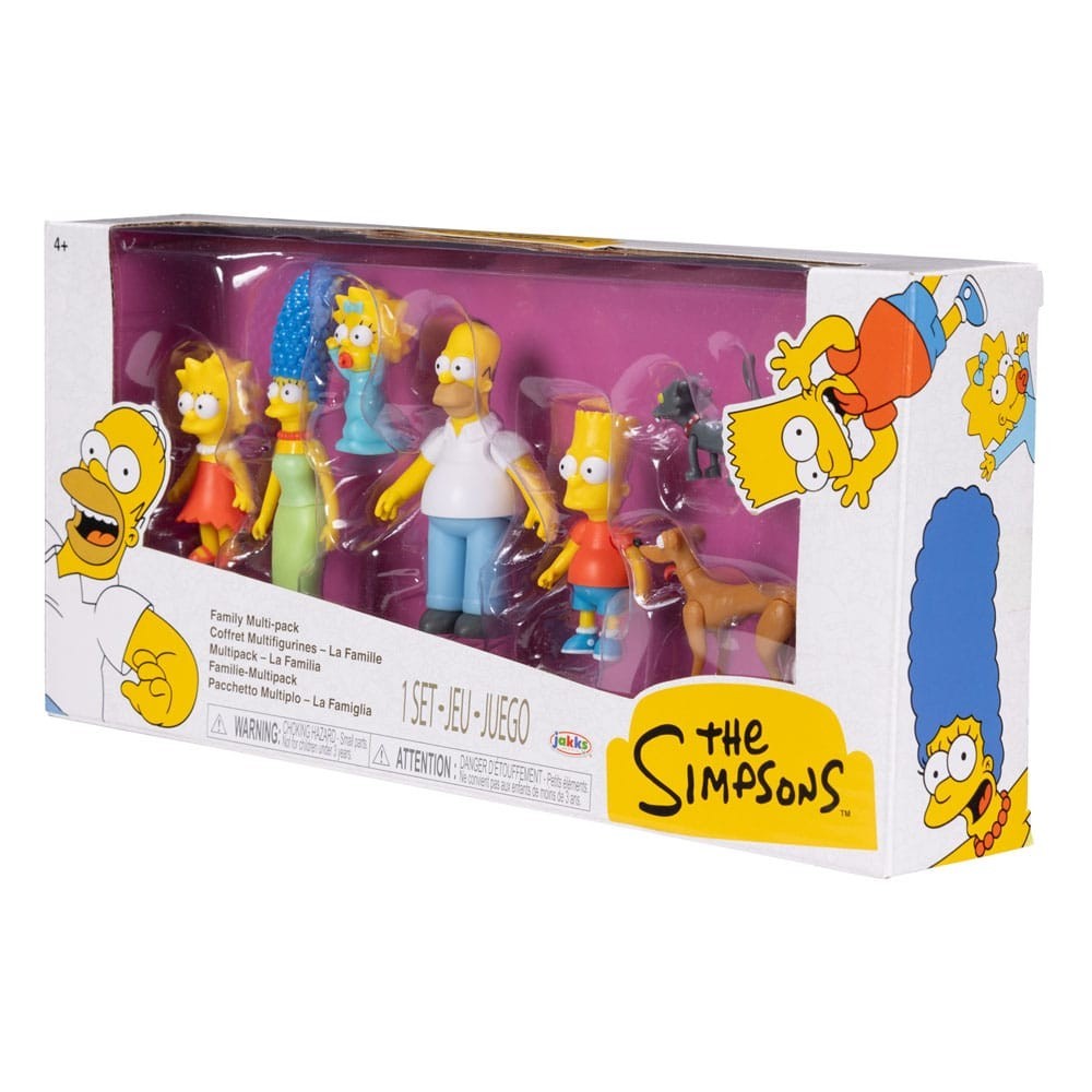 JAKKS PACIFIC INC. THE SIMPSONS FAMILY MULTI-PACK 7X MINI FIGURES