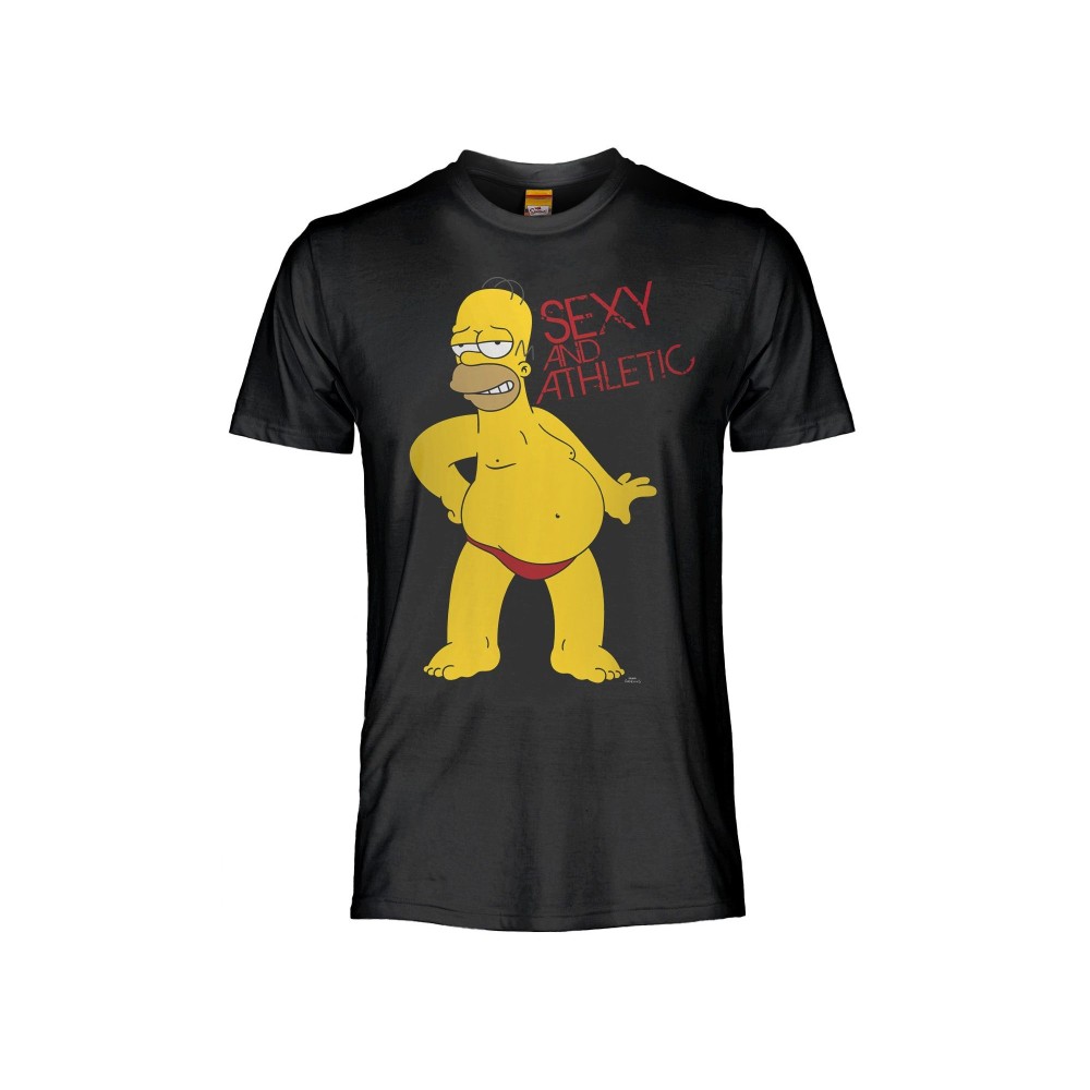 MAGLIA T SHIRT THE SIMPSONS HOMER SEXY AND ATHLETIC