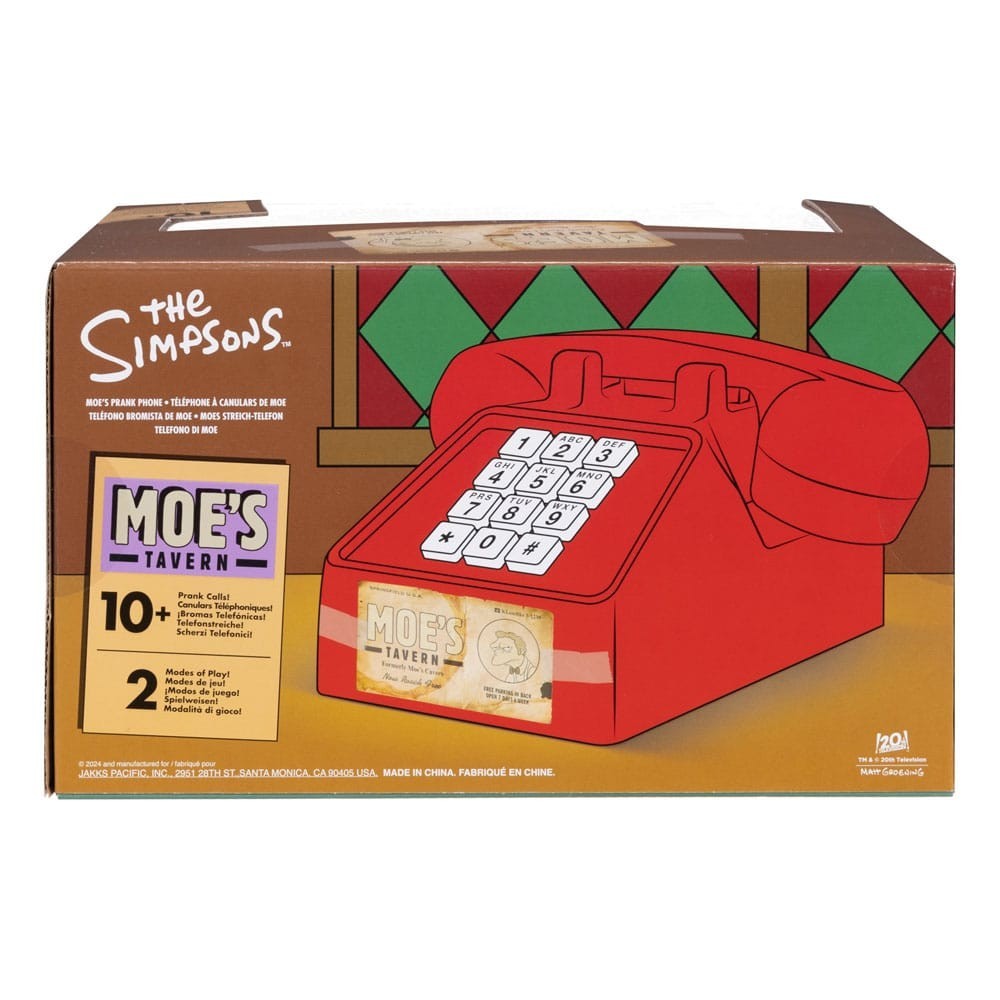 JAKKS PACIFIC INC. THE SIMPSONS MOE'S PRANK PHONE REPLICA WITH SOUND EFFECTS