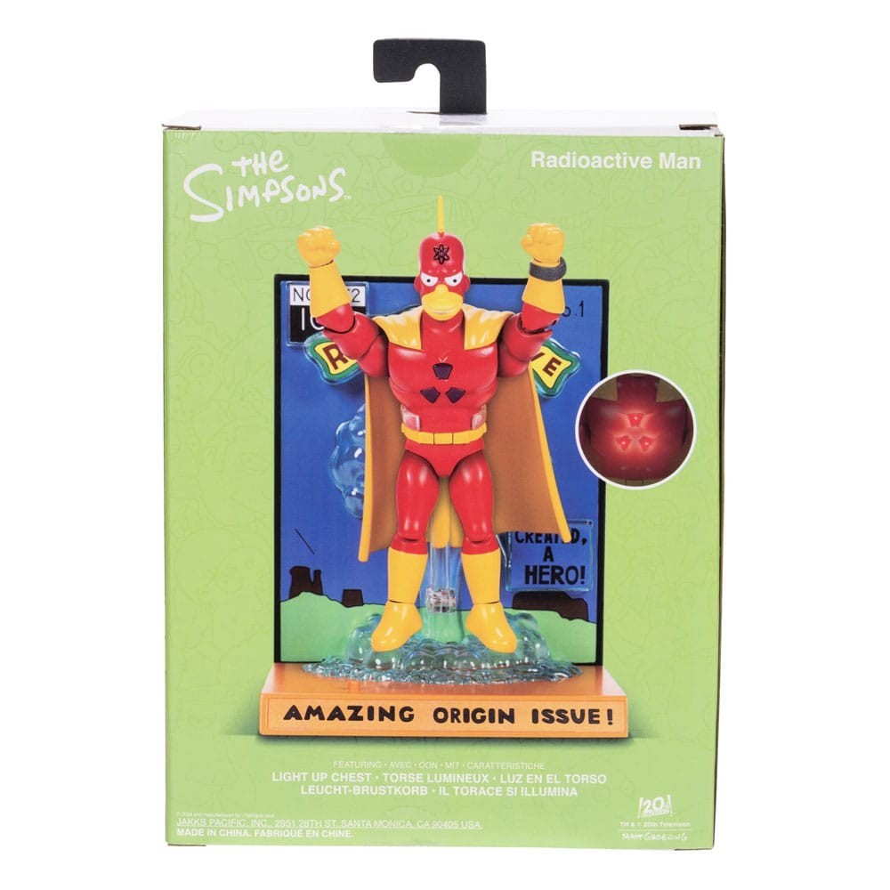 THE SIMPSONS RADIOACTIVE MAN PREMIUM ACTION FIGURE JAKKS PACIFIC INC.