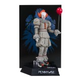 MC FARLANE MOVIE MANIACS IT PENNYWISE WELCOME TO DERRY STATUE PVC FIGURE