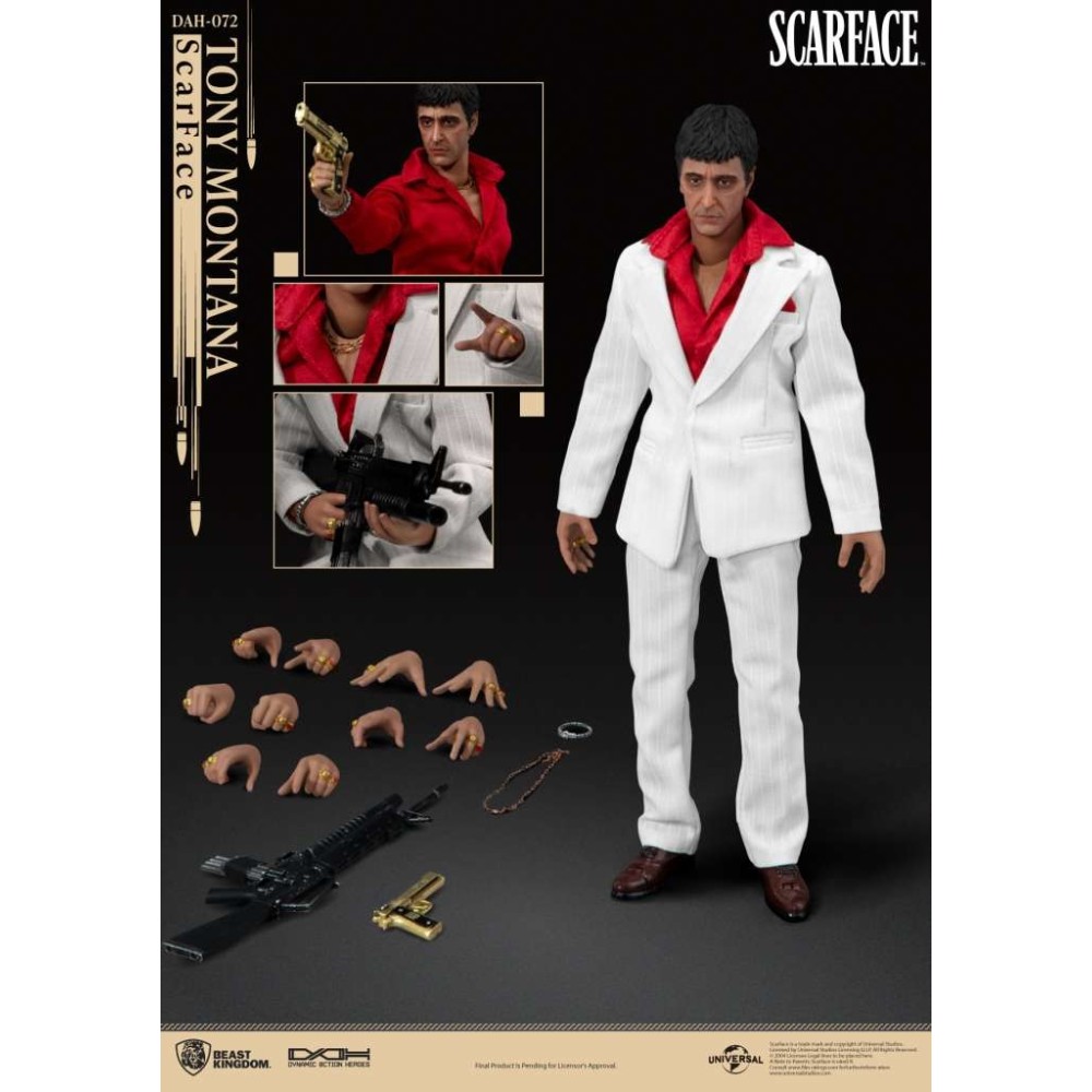 SCARFACE TONY MONTANA DAH-072 ACTION FIGURE BEAST KINGDOM