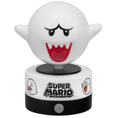 SUPER MARIO BOO ICON ROOM GUARDS LAMPADA SONORA CON SENSORE DI MOVIMENTO PALADONE PRODUCTS