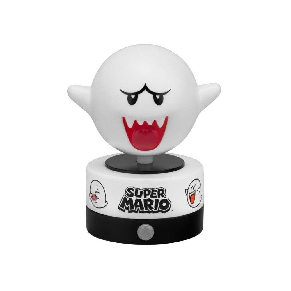 SUPER MARIO BOO ICON ROOM GUARDS LAMPADA SONORA CON SENSORE DI MOVIMENTO PALADONE PRODUCTS