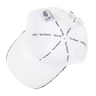 CAPPELLO BASEBALL CAP REAL MADRID UFFICIALE CLASSICO BIANCO