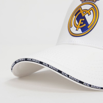 CAPPELLO BASEBALL CAP REAL MADRID UFFICIALE CLASSICO BIANCO