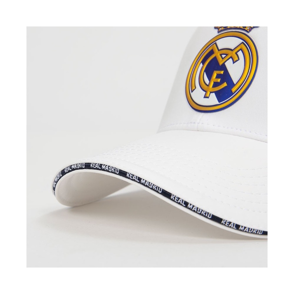 CAPPELLO BASEBALL CAP REAL MADRID UFFICIALE CLASSICO BIANCO