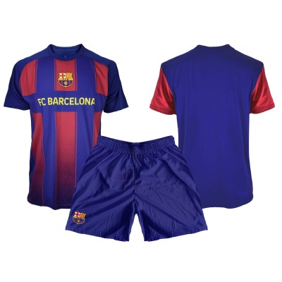 SET MAGLIA E PANTALONCINI BIMBO BARCELLONA CALCIO UFFICIALE