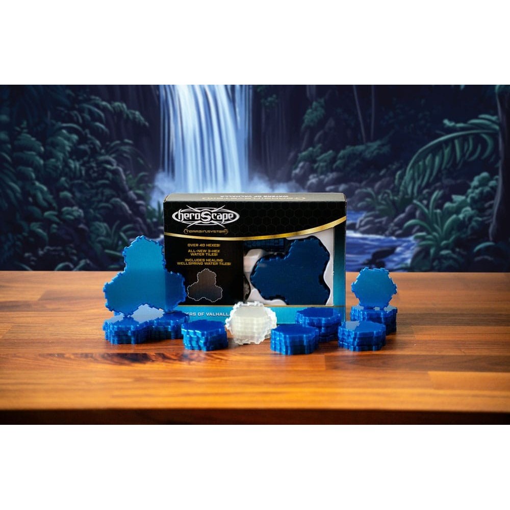 RENEGADE GAME STUDIOS HEROSCAPE TERRAINSYSTEM WATERS OF VALHALLA EXPANSION TERRAIN