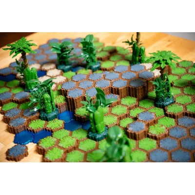 HEROSCAPE TERRAINSYSTEM THE GROVE AT LAUR'S EDGE ESPANSIONE TERRENO RENEGADE GAME STUDIOS