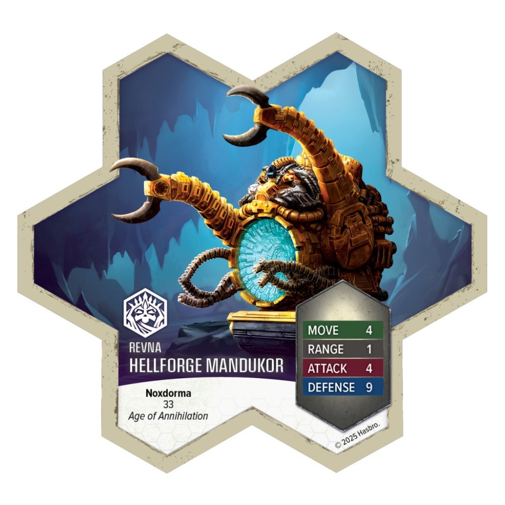 HEROSCAPE AGE OF ANNIHILATION RISING TIDE HELLFORGE MANDUKOR MINIATURE RENEGADE GAME STUDIOS