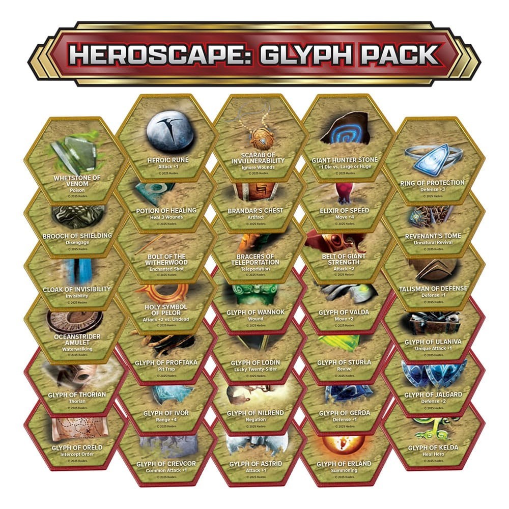 RENEGADE GAME STUDIOS HEROSCAPE GLYPH PACK
