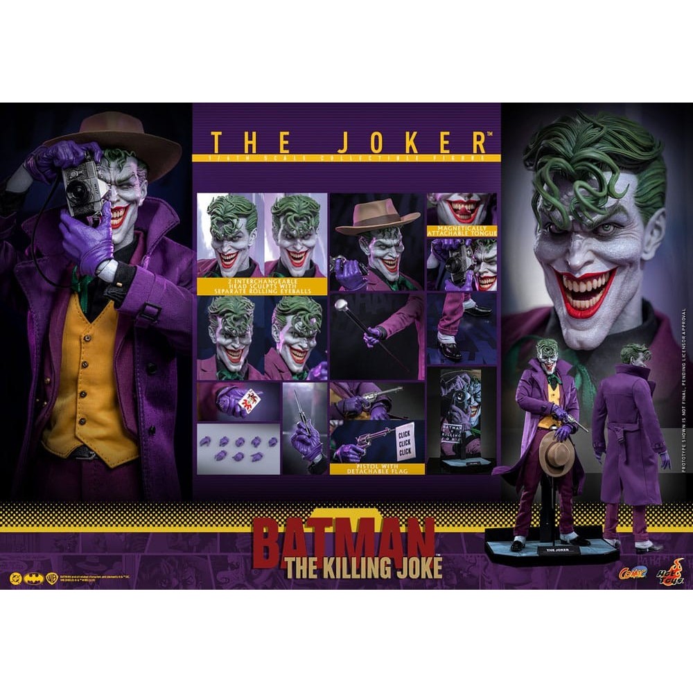 HOT TOYS BATMAN THE KILLING JOKE THE JOKER COLLECTIBLE 1/6 SCALE 31CM ACTION FIGURE
