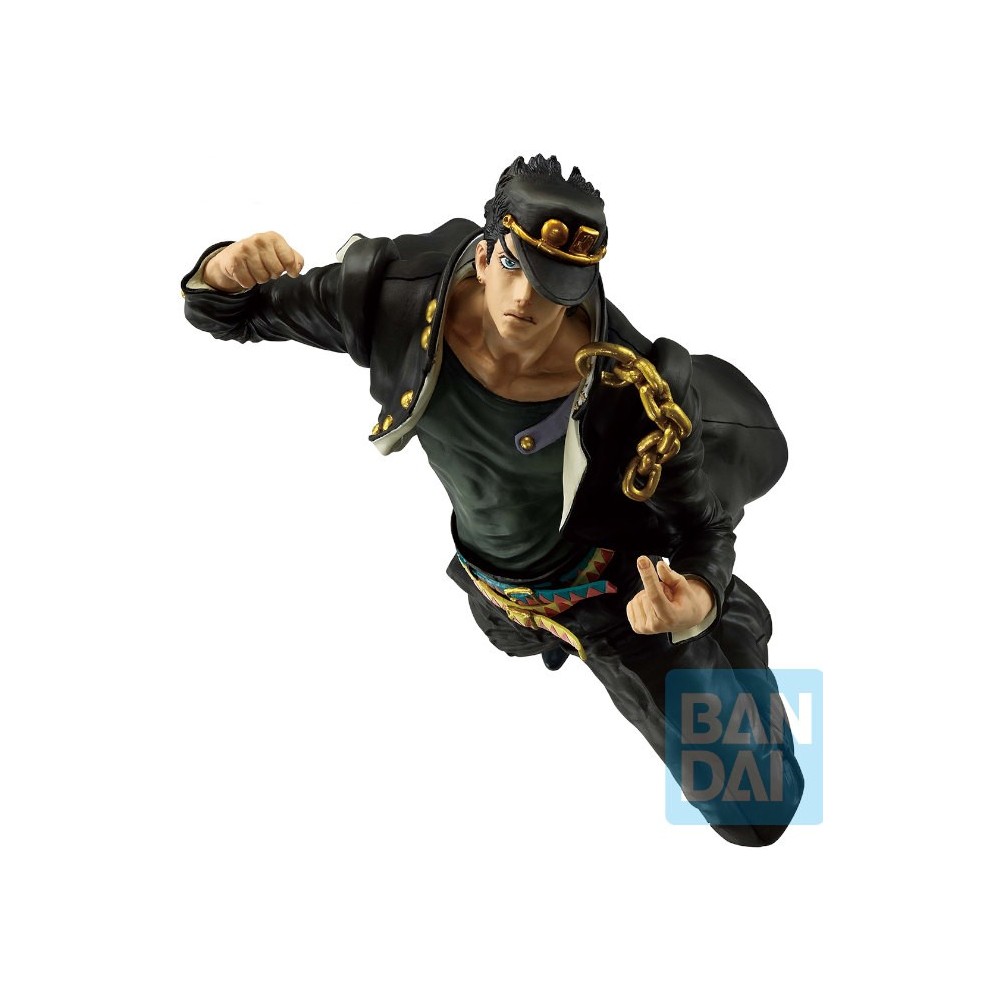 LE BIZZARRE AVVENTURE DI JOJO STARDUST CRUSADER JOTARO KUJO ICHIBANSHO STATUA FIGURE BANPRESTO