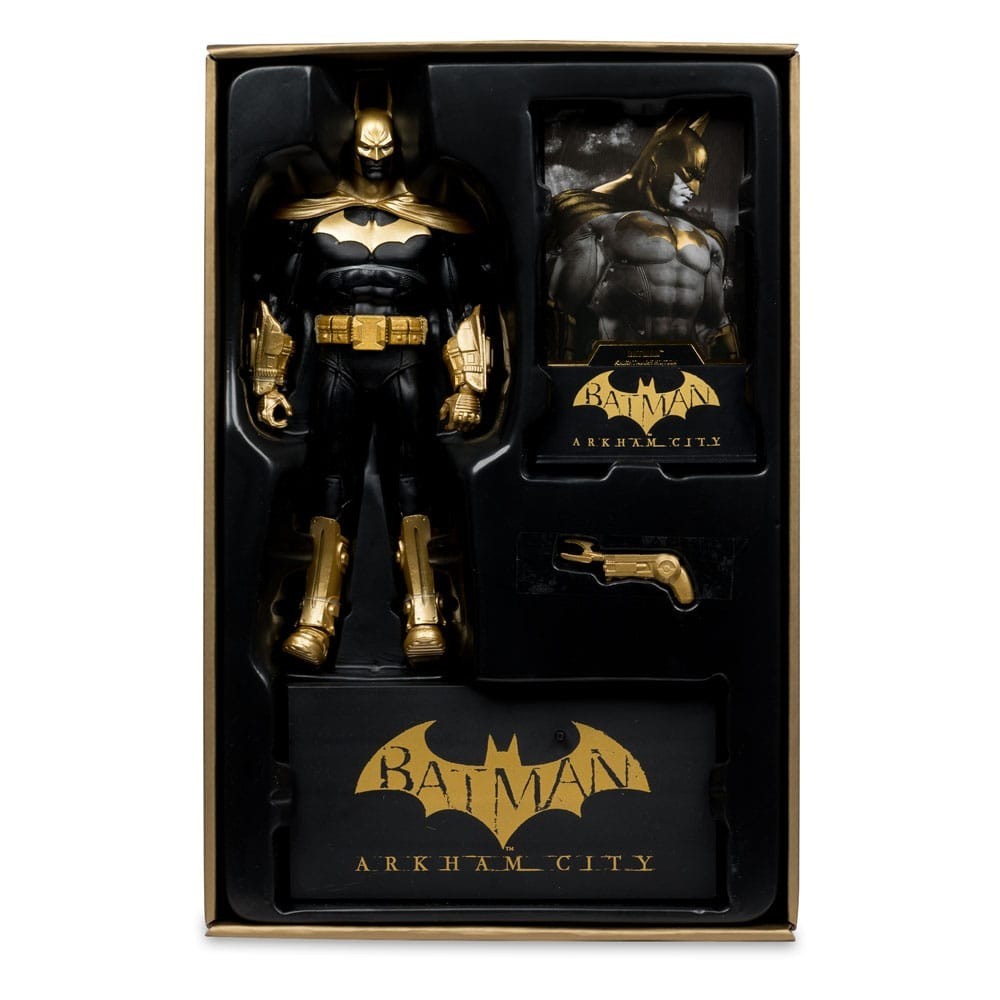 MC FARLANE DC MULTIVERSE BATMAN ARKHAM KNIGHT KNIGHTMARE EDITION GOLD LABEL VERSION PVC ACTION FIGURE