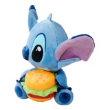 LILO E STITCH 25CM STITCH WITH BURGER PELUCHE FIGURE SIMBA TOYS