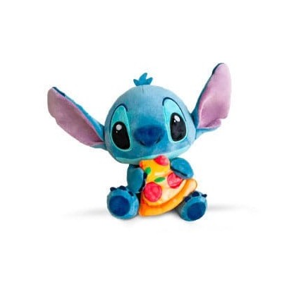 LILO E STITCH 25CM STITCH WITH PIZZA PELUCHE FIGURE SIMBA TOYS
