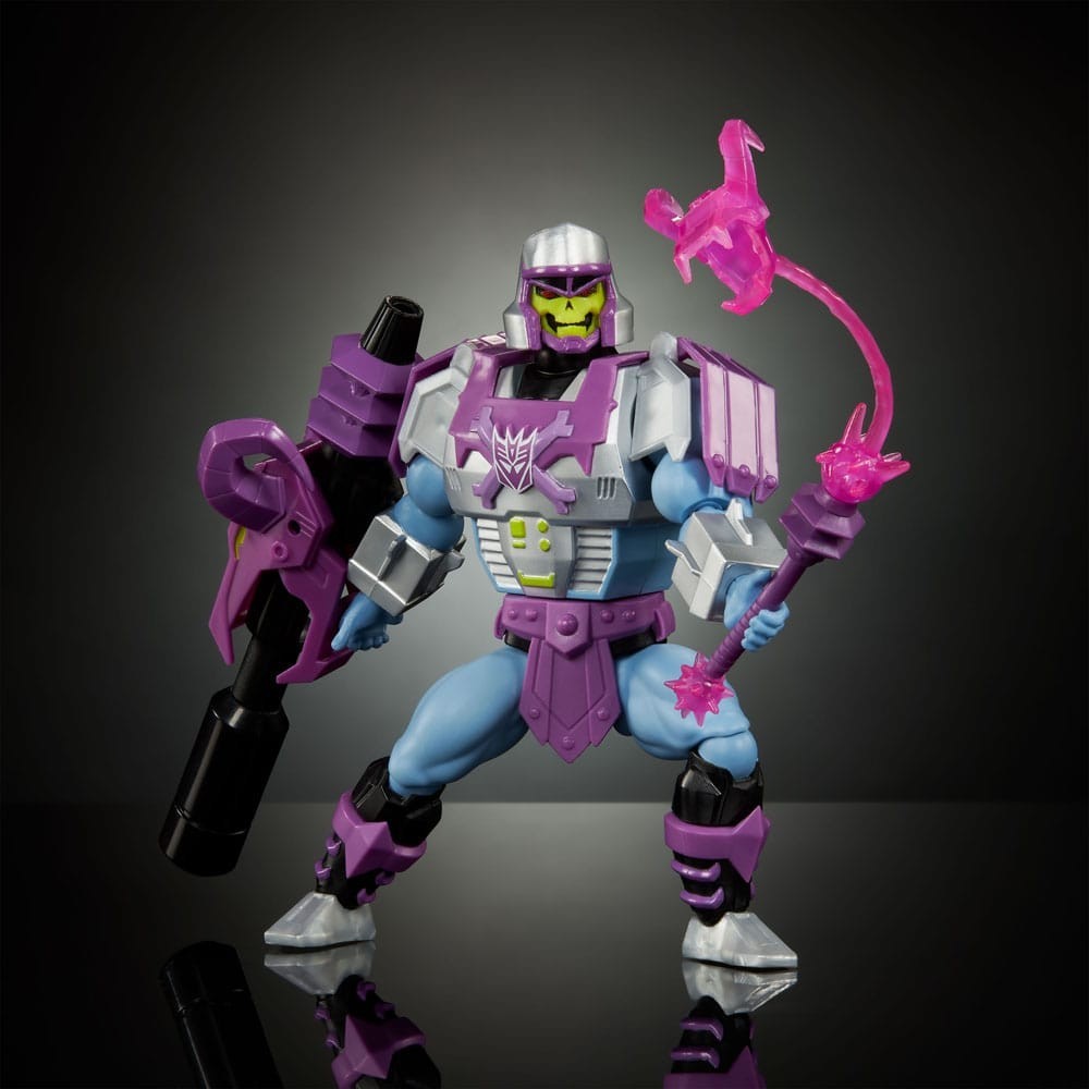 MATTEL MOTU X TRANFORMERS MEGATRON ARMOR SKELETOR PVC ACTION FIGURE