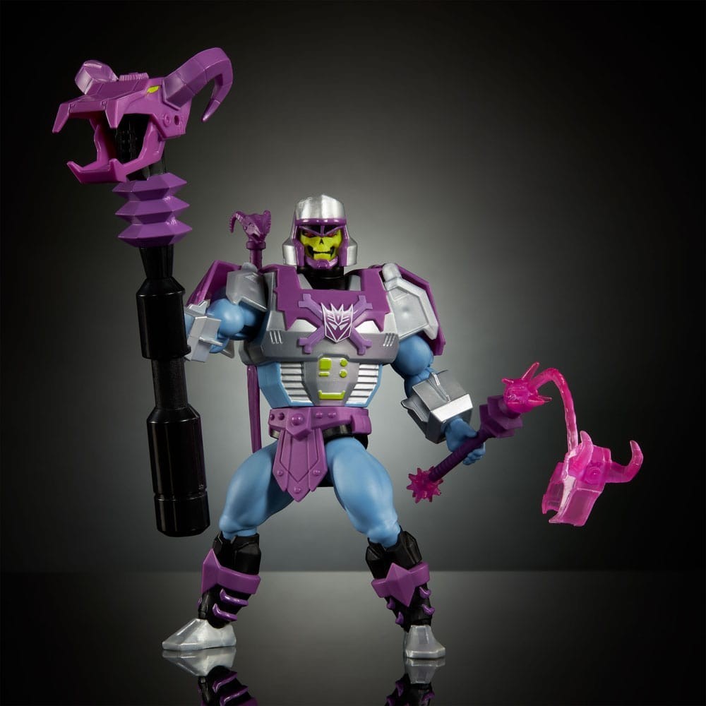 MASTERS X TRANFORMERS MEGATRON ARMOR SKELETOR ACTION FIGURE MATTEL