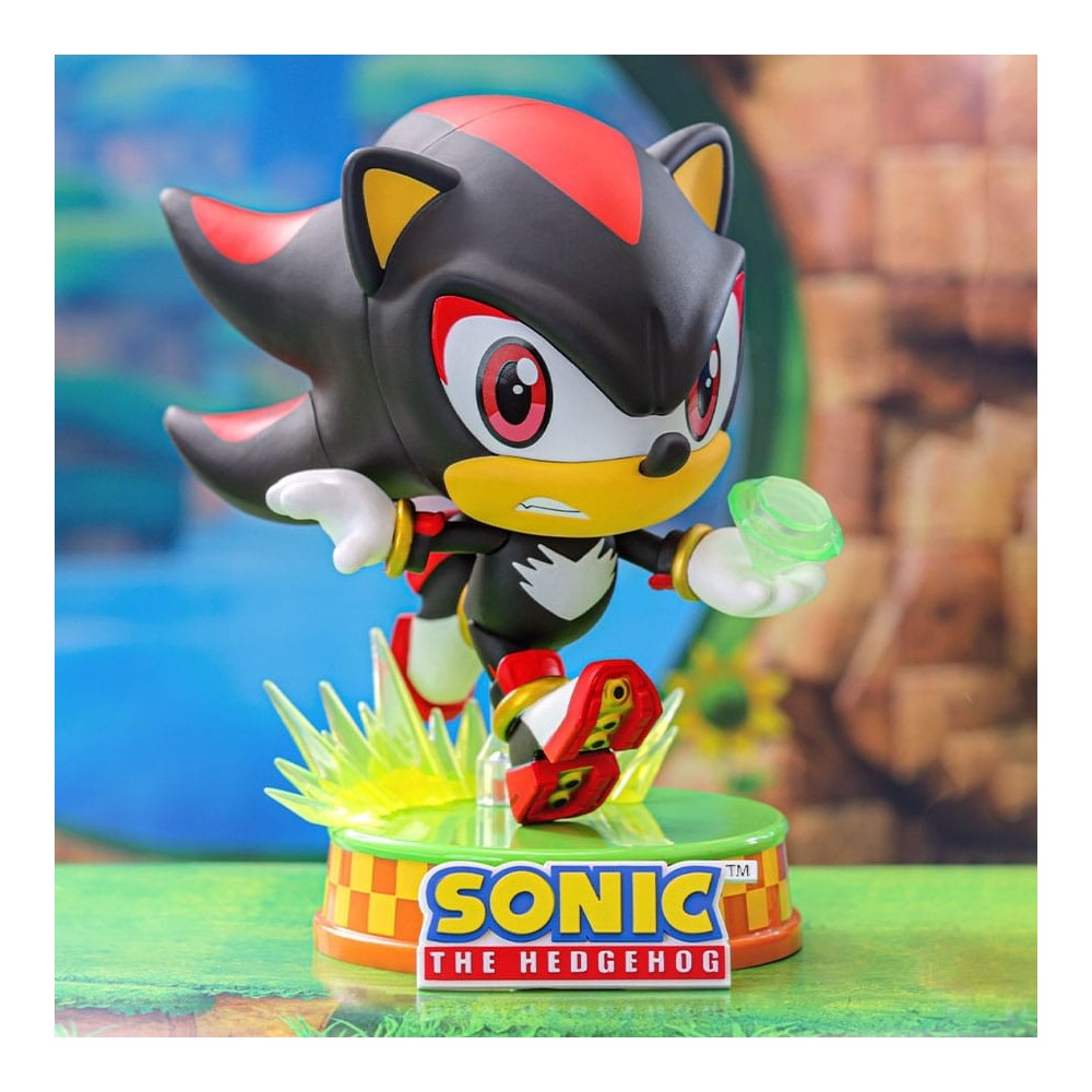 HOT TOYS SONIC THE HEDGEHOG COSBABY SERIES SHADOW PVC MINI ACTION FIGURE