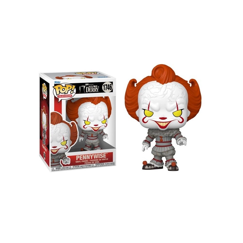 FUNKO POP! IT WELCOME TO DERRY PENNYWISE BOBBLE HEAD FIGURE FUNKO