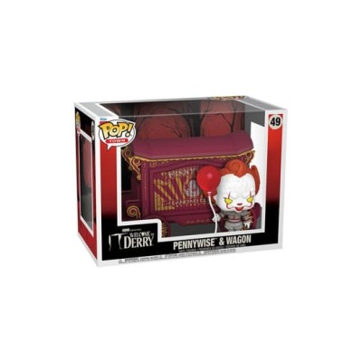 FUNKO POP! IT WELCOME TO DERRY PENNYWISE & WAGON BOBBLE HEAD FIGURE FUNKO