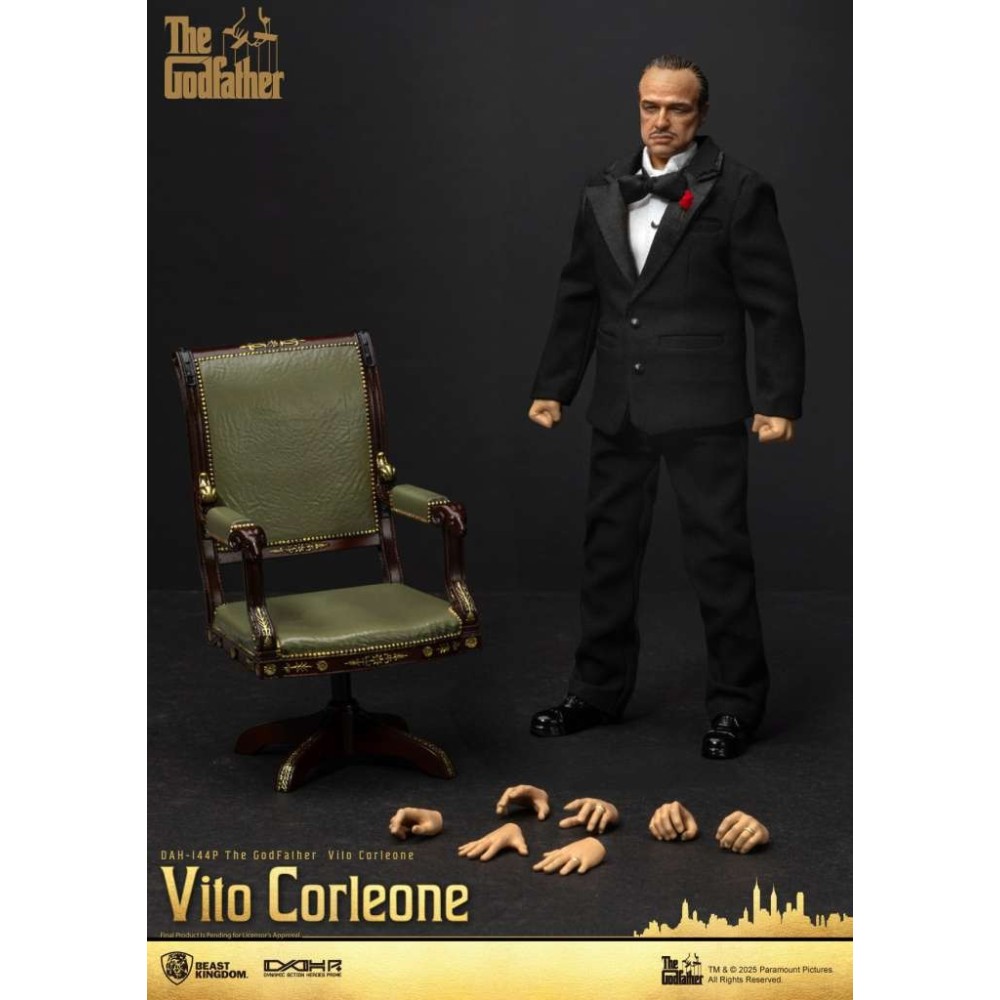 IL PADRINO VITO CORLEONE THE GODFATHER DAH-144P ACTION FIGURE BEAST KINGDOM