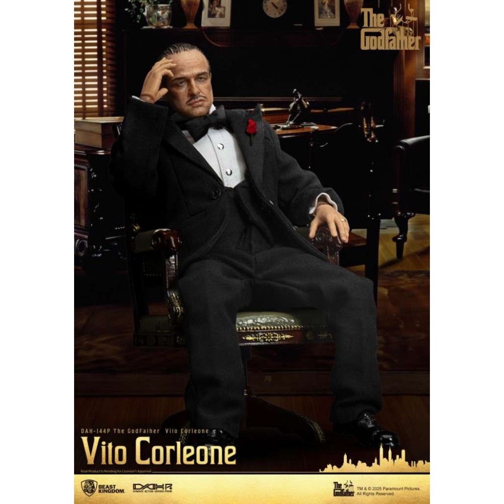 BEAST KINGDOM THE GODFATHER VITO CORLEONE DAH-144P ACTION FIGURE