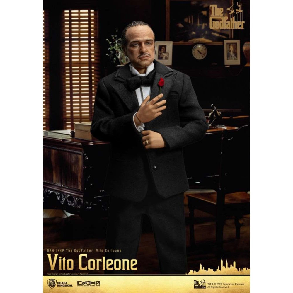 IL PADRINO VITO CORLEONE THE GODFATHER DAH-144P ACTION FIGURE BEAST KINGDOM