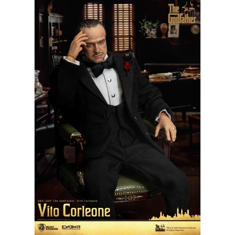 IL PADRINO VITO CORLEONE THE GODFATHER DAH-144P ACTION FIGURE BEAST KINGDOM
