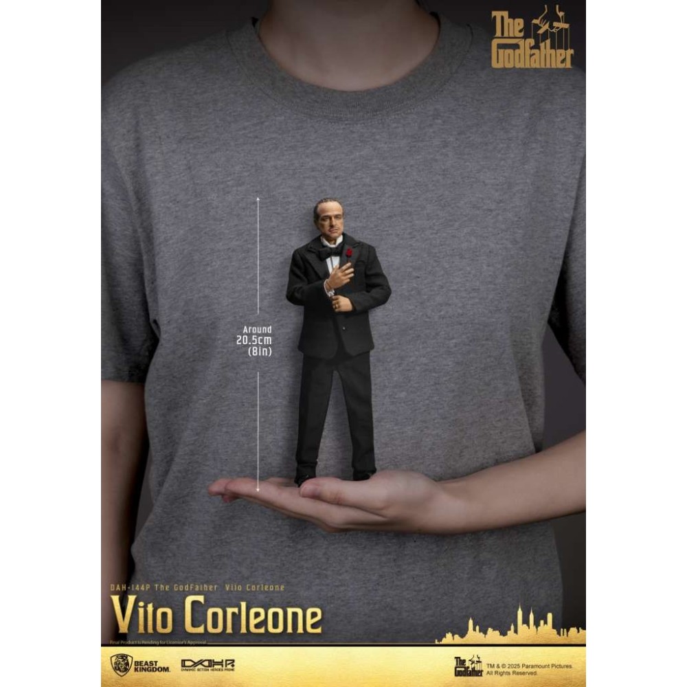 IL PADRINO VITO CORLEONE THE GODFATHER DAH-144P ACTION FIGURE BEAST KINGDOM