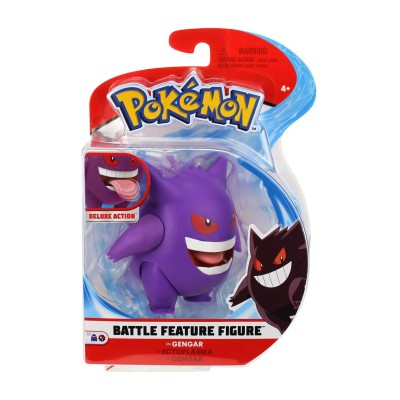 POKEMON BATTLE FEATURE FIGURE GENGAR DELUXE ACTION FIGURE JAZWARES
