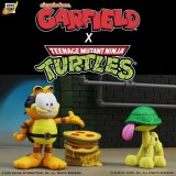 GARFIELD X NINJA TURTLES GARFELLO & SIDEKICK ODIE ACTION FIGURE BOSS FIGHT STUDIO