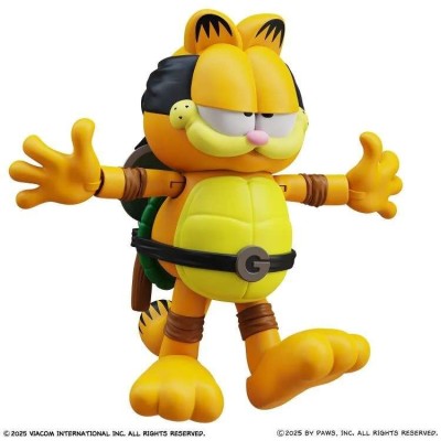 GARFIELD X NINJA TURTLES GARFELLO & SIDEKICK ODIE ACTION FIGURE BOSS FIGHT STUDIO