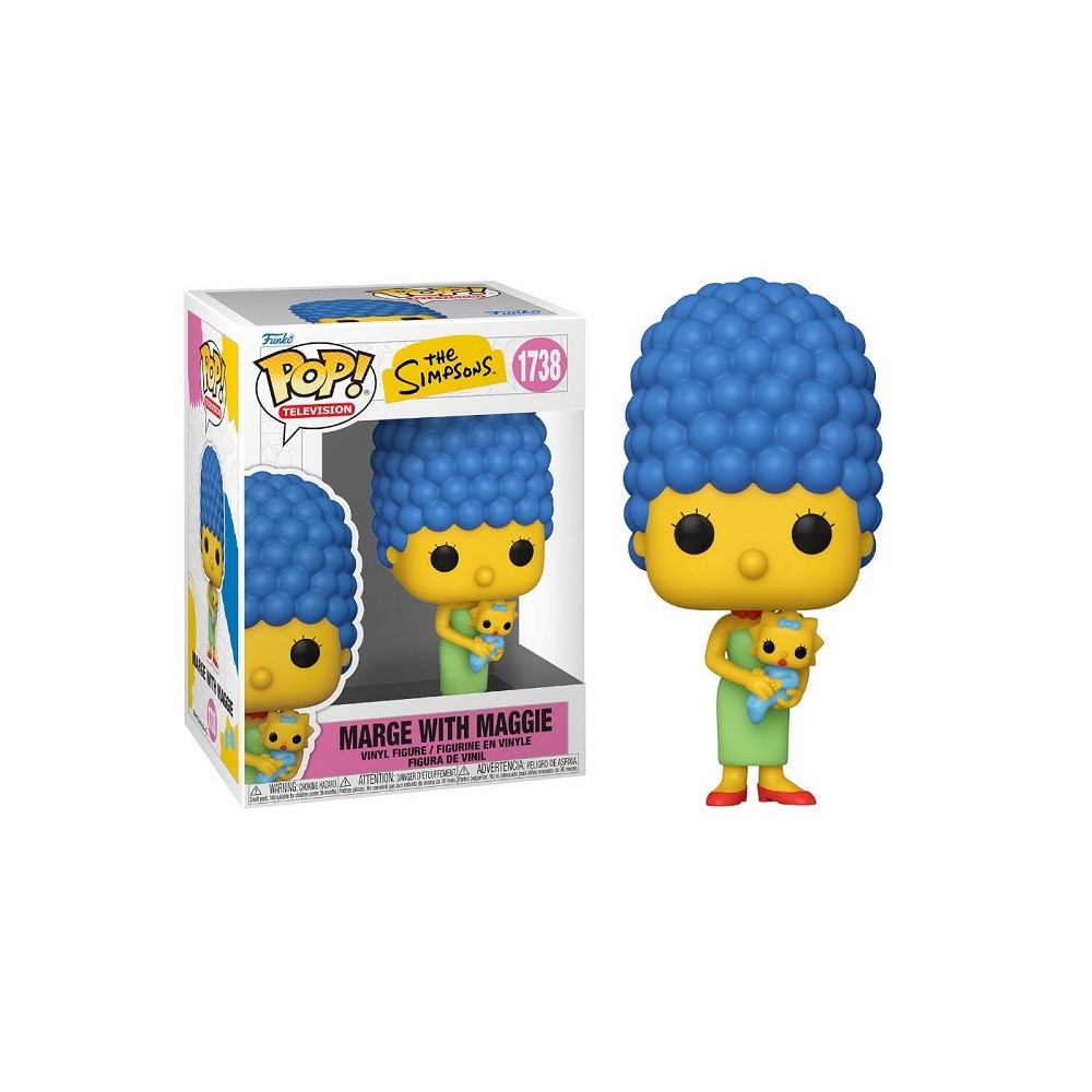 FUNKO POP! THE SIMPSONS MARGE WITH MAGGIE BOBBLE HEAD FIGURE FUNKO