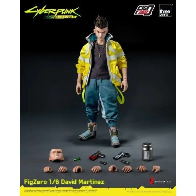 THREEZERO CYBERPUNK EDGERUNNERS DAVID MARTINEZ FIGZERO 1/6 SCALE PVC ACTION FIGURE