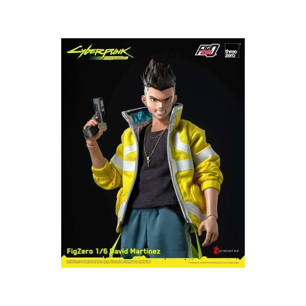 CYBERPUNK EDGERUNNERS DAVID MARTINEZ FIGZERO 1/6 ACTION FIGURE THREEZERO