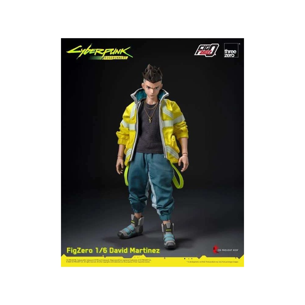 THREEZERO CYBERPUNK EDGERUNNERS DAVID MARTINEZ FIGZERO 1/6 SCALE PVC ACTION FIGURE