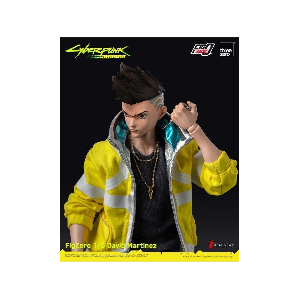 CYBERPUNK EDGERUNNERS DAVID MARTINEZ FIGZERO 1/6 ACTION FIGURE THREEZERO