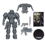 WARHAMMER 40000 LIEUTENANT IN PHOBOS ARMOR ARTIST PROOF ACTION FIGURE MC FARLANE