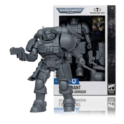 MC FARLANE WARHAMMER 40000 LIEUTENANT IN PHOBOS ARMOR SPACE MARINE AP ACTION FIGURE
