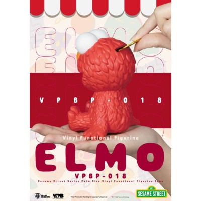 SESAME STREET ELMO FIGURAL BANK SALVADANAIO BEAST KINGDOM