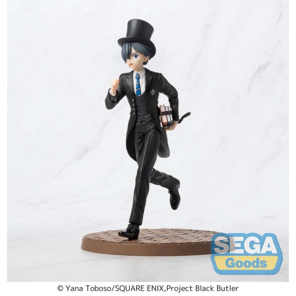 SEGA GOODS BLACK BUTLER CIEL PHANTOMHIVE PUBLIC SCHOOL VERSION LUMINASTA STATUE PVC FIGURE